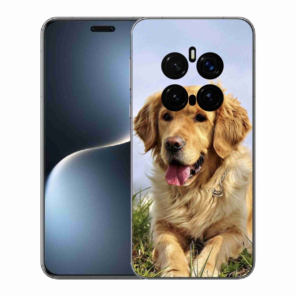 Gelový kryt mmCase na Honor Magic 7 Pro 5G - zlatý retrívr