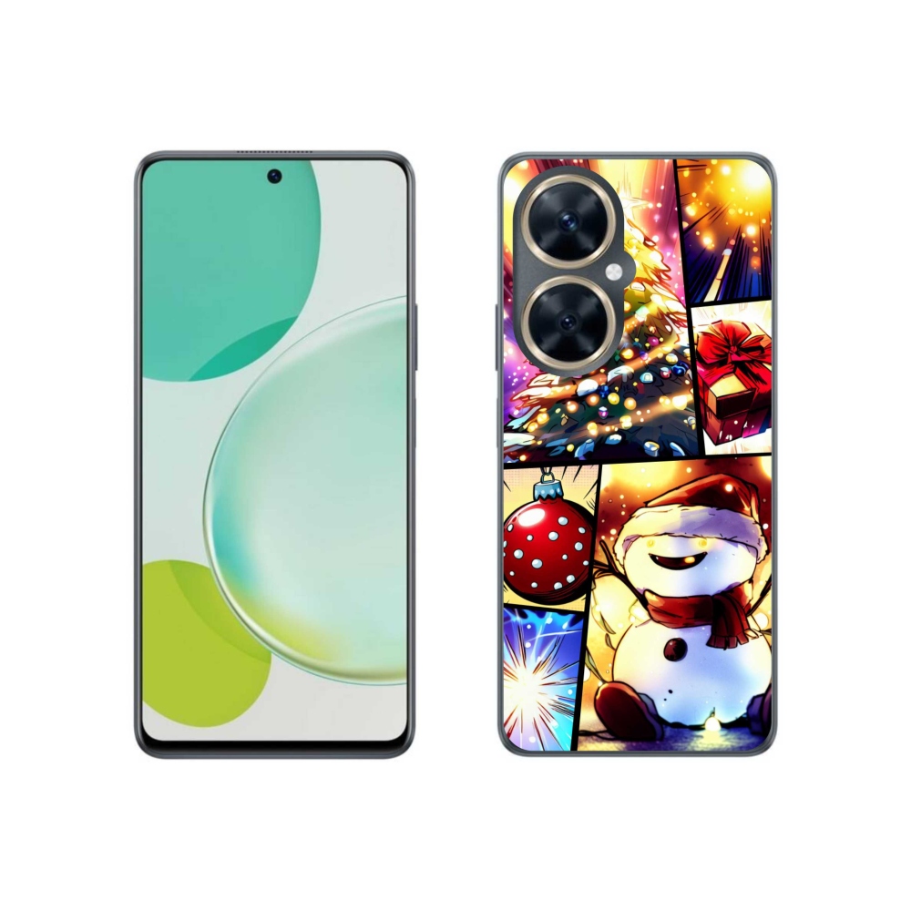 Gelový kryt mmCase na Huawei Nova 11i - vánoční motivy 1