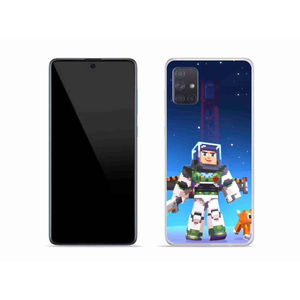Gelový kryt mmCase na Samsung Galaxy A51 - minecraft 2