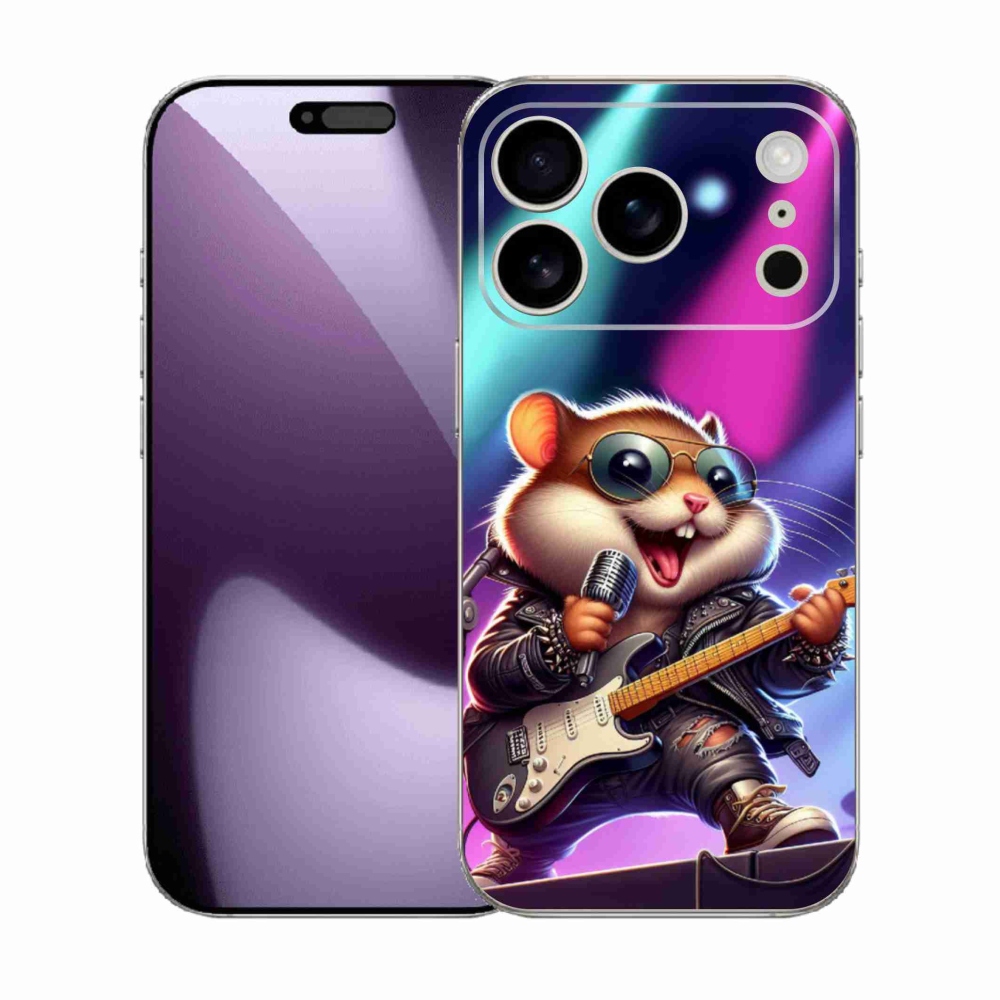 Gelový kryt mmCase na iPhone 17 Pro - křeček rocker