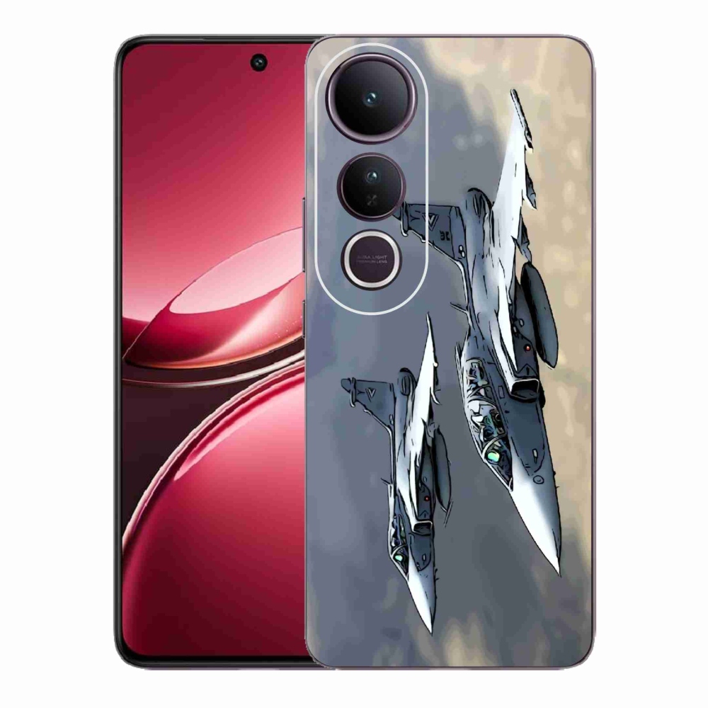 Gelový kryt mmCase na Vivo V50 Lite 4G/5G - stíhačky