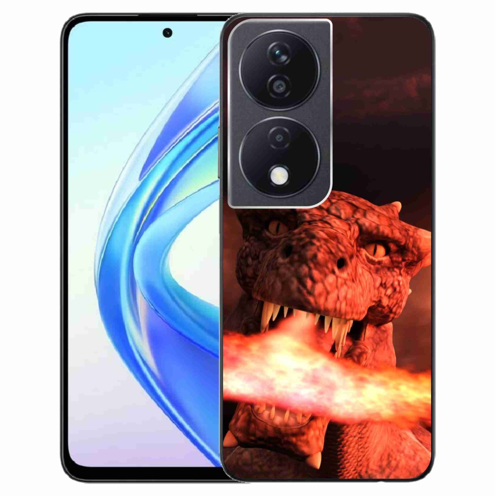 Gelový kryt mmCase na Honor X7b/Honor 90 Smart - drak