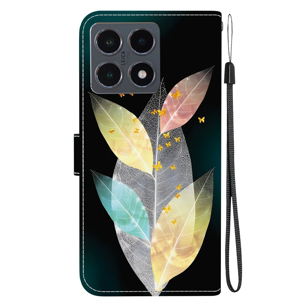 Versatile knížkové pouzdro na Xiaomi 15T - barevné listy