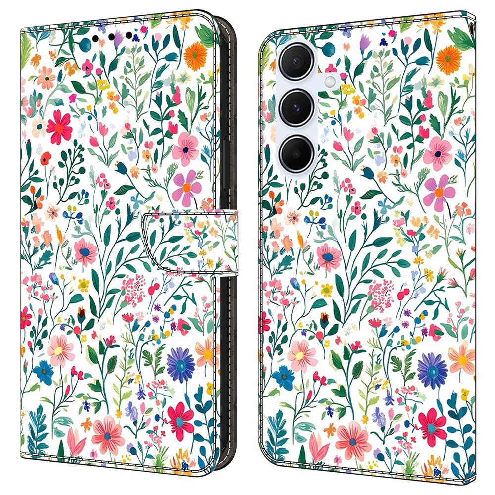 Firmly knížkové pouzdro na Samsung Galaxy A17 5G/A26 5G - barevné květiny