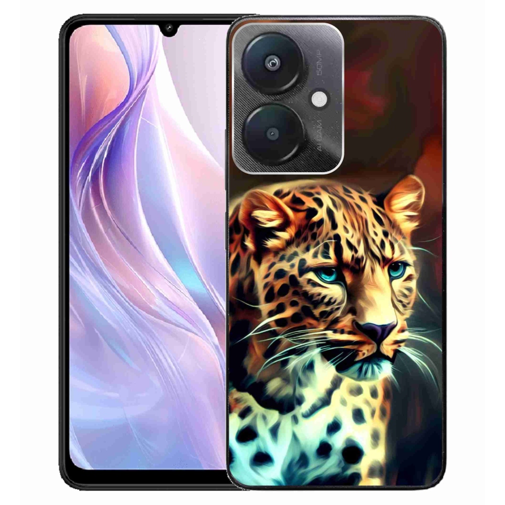 Gelový kryt mmCase na Xiaomi Redmi 13C 5G - leopard