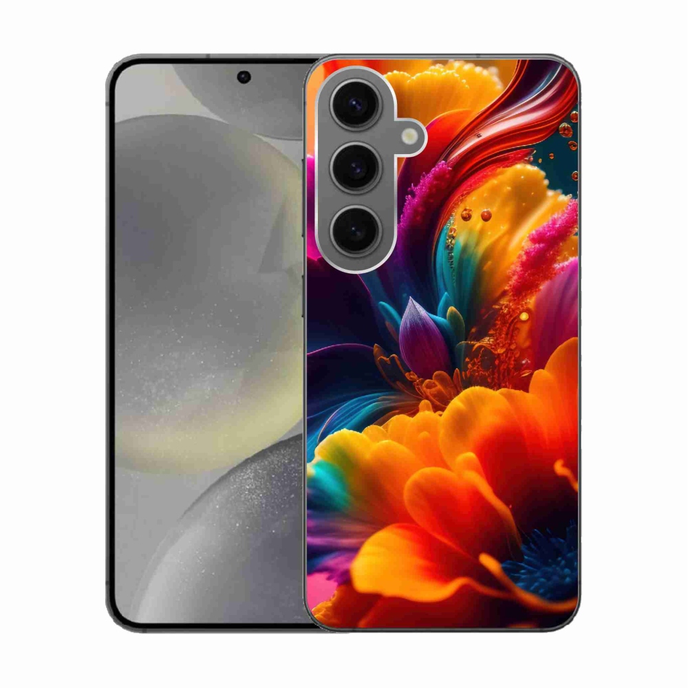 Gelový kryt mmCase na Samsung Galaxy S24 - abstraktní motiv 2
