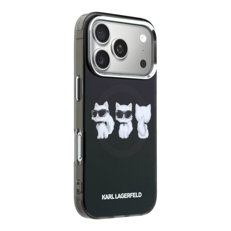Karl Lagerfeld IML Choupette Trio Watercolor MagSafe Zadní Kryt pro iPhone 17 Pro