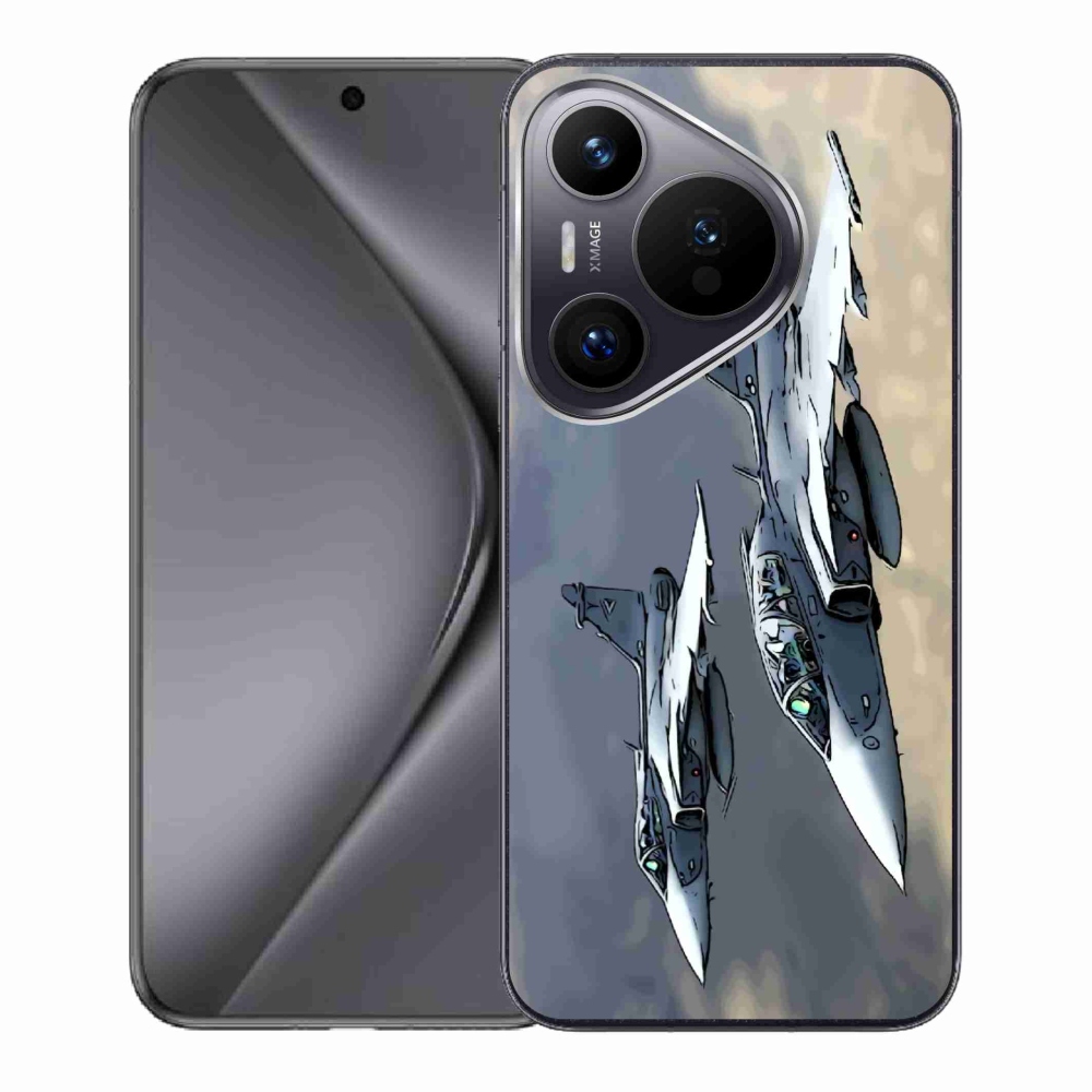 Gelový kryt mmCase na Huawei Pura 70 - stíhačky