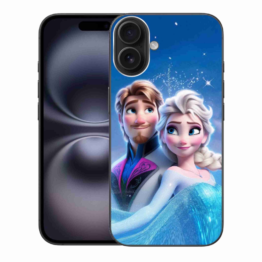 Gelový kryt mmCase na iPhone 16 Plus - ledové království 1