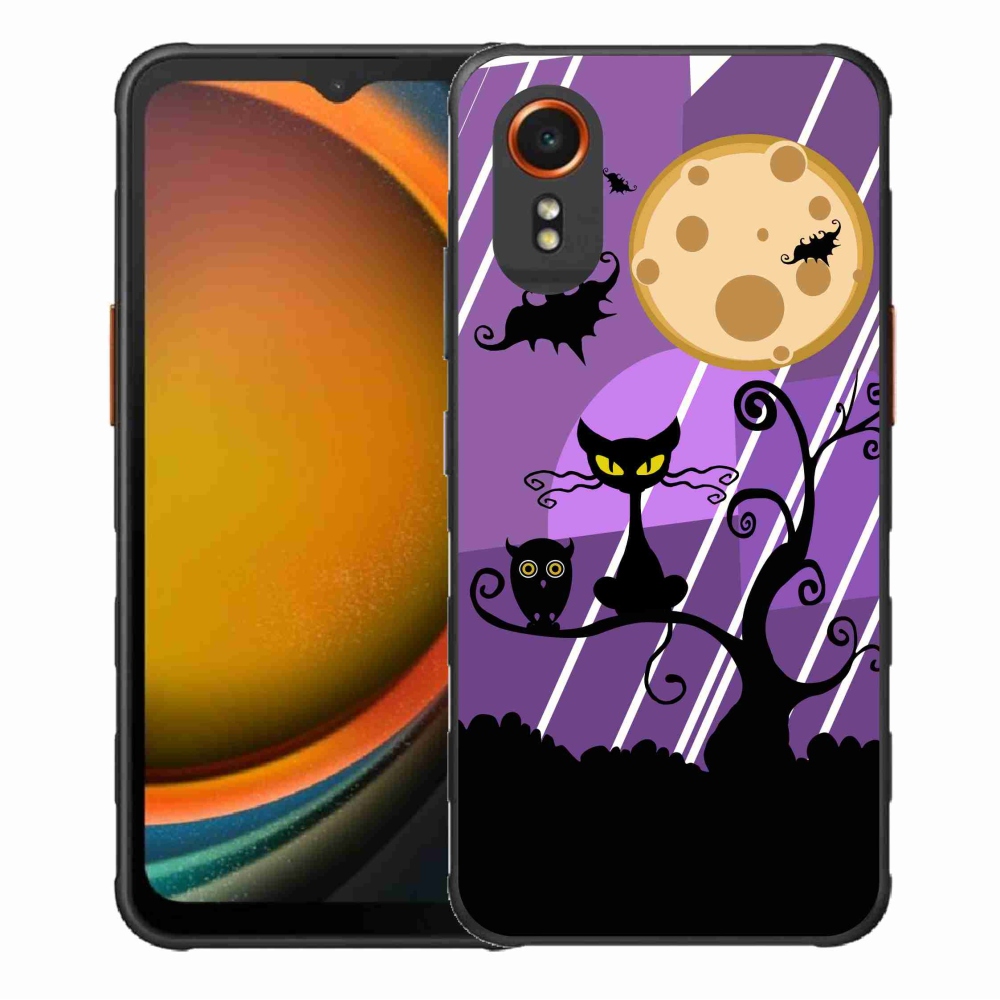 Gelový kryt mmCase na Samsung Galaxy Xcover 7 - halloween