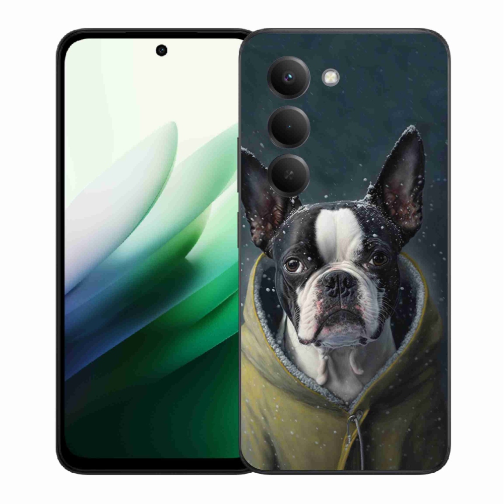 Gelový kryt mmCase na Xiaomi Redmi 15 5G (169mm) - buldoček