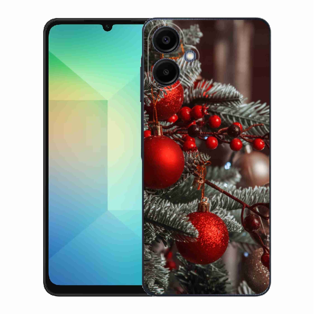 Gelový kryt mmCase na Samsung Galaxy A06 4G - vánoční ozdoby 2