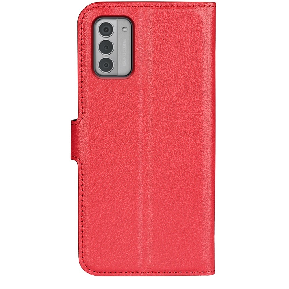 Litchi knížkové pouzdro na Nokia G42 - červené