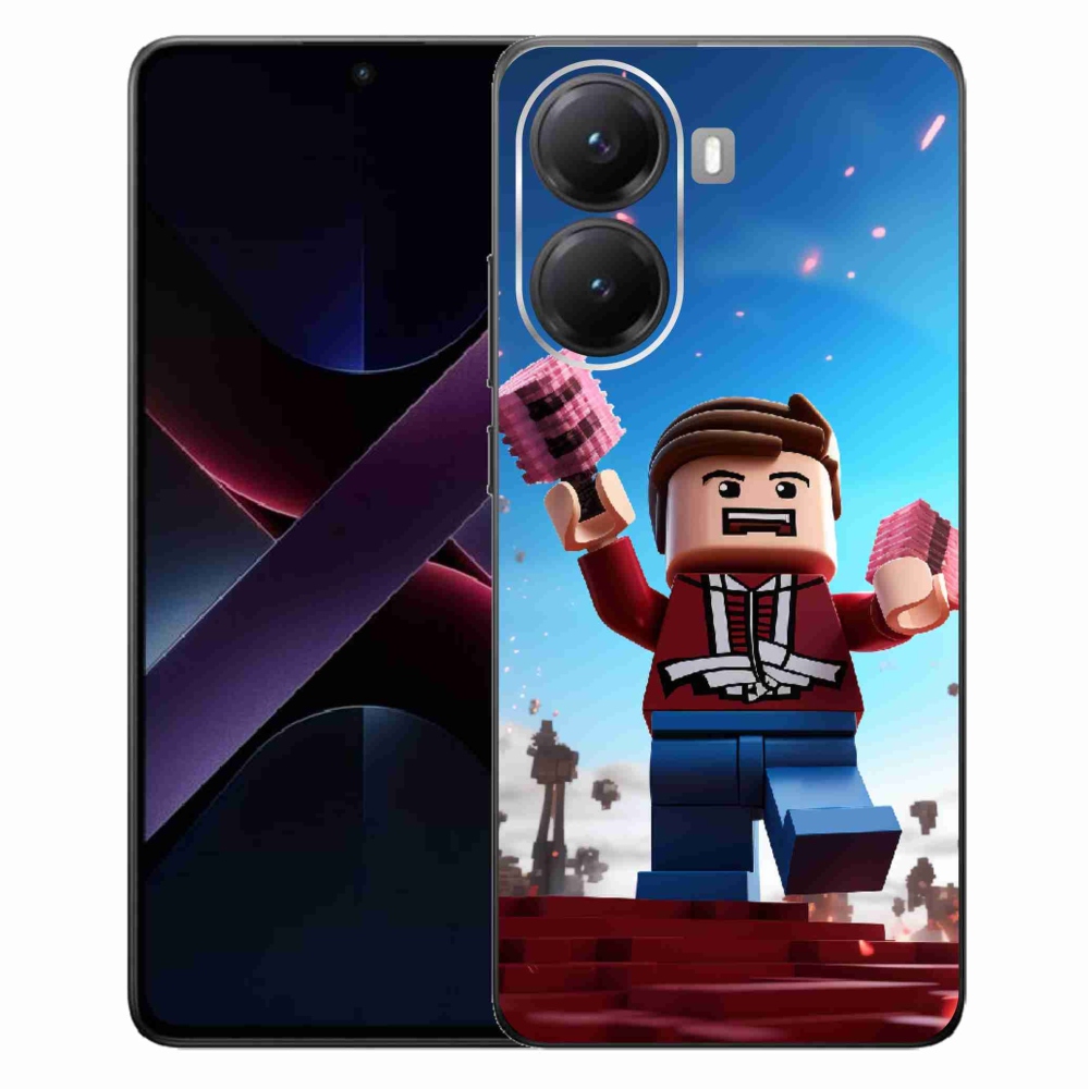 Gelový kryt mmCase na Xiaomi Poco X7 Pro 5G - roblox 2
