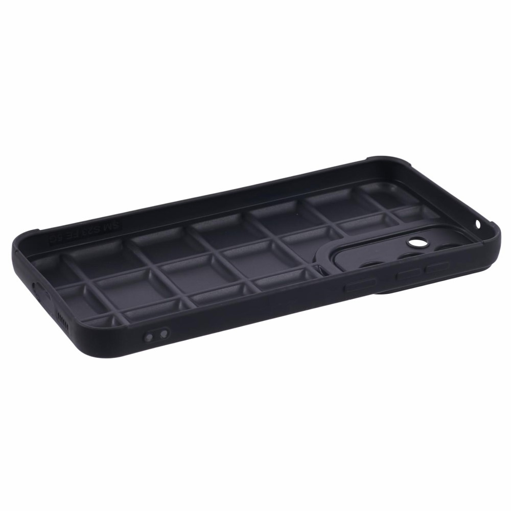 Grid odolný gelový obal na Samsung Galaxy S23 FE - černý