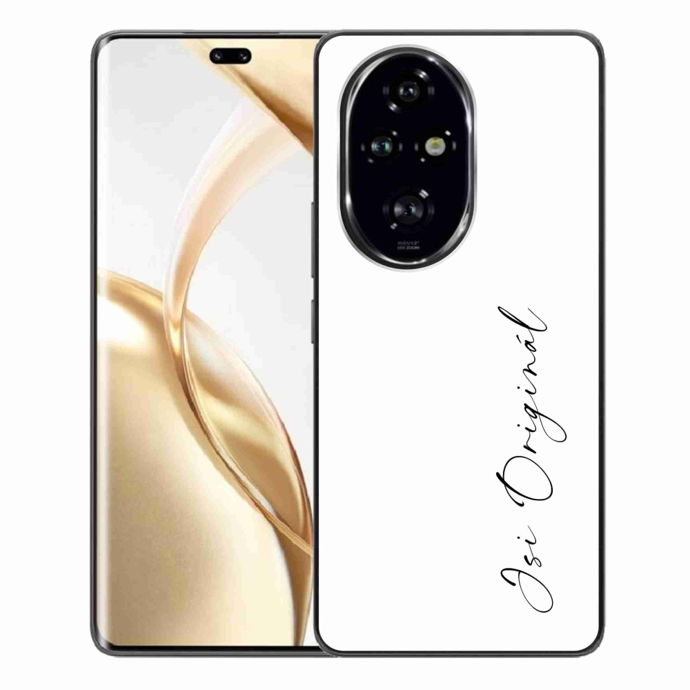 Gelový kryt mmCase na Honor 200 Pro 5G - jsi originál bílé pozadí