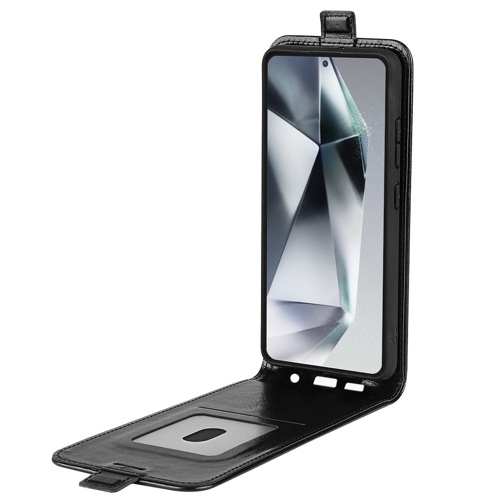 Vertical knížkové pouzdro na Samsung Galaxy S25 Ultra - černé