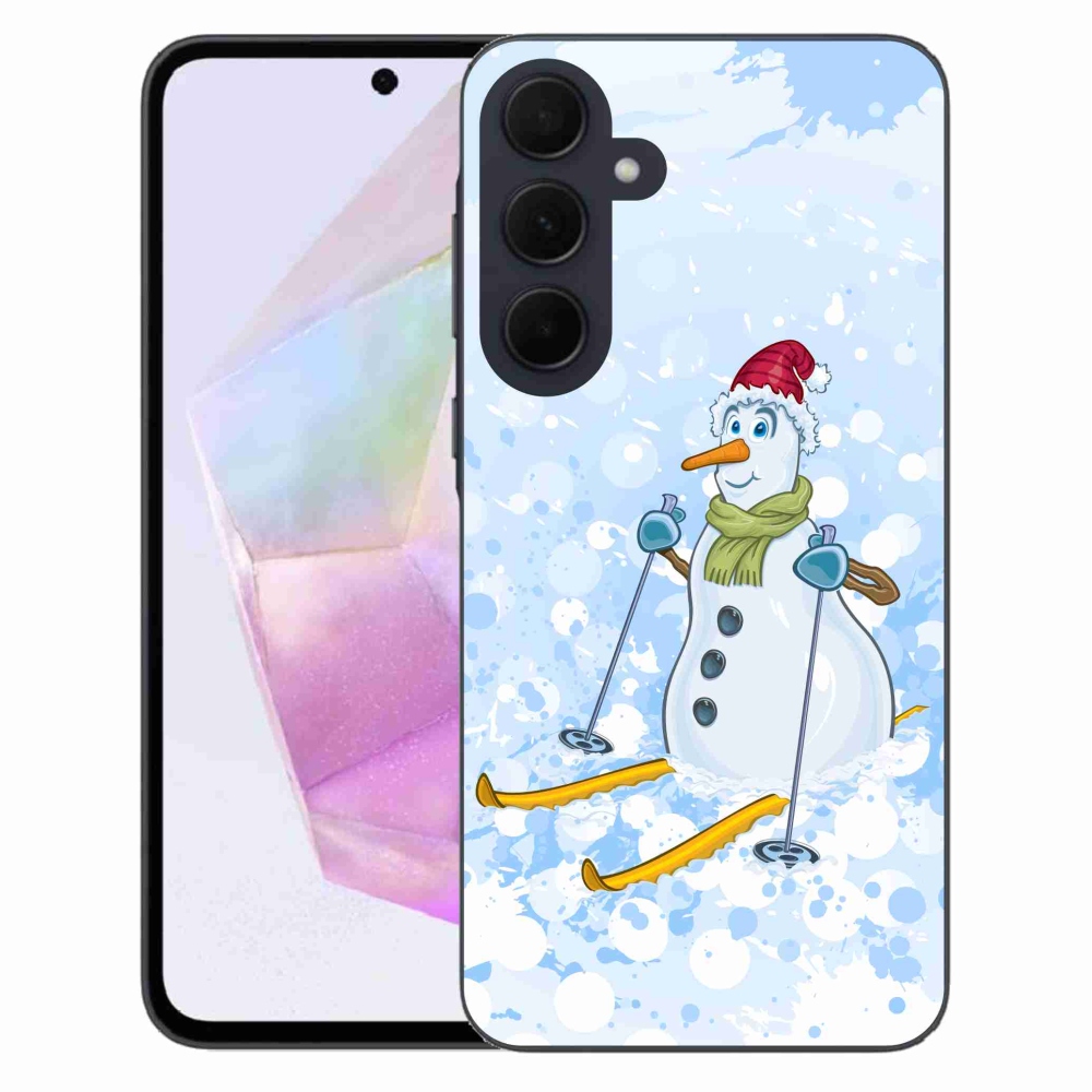 Gelový kryt mmCase na Samsung Galaxy A35 5G - sněhulák