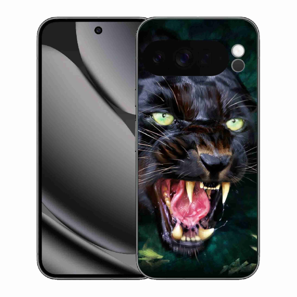 Gelový kryt mmCase na Google Pixel 10 Pro XL - rozzuřený černý panter