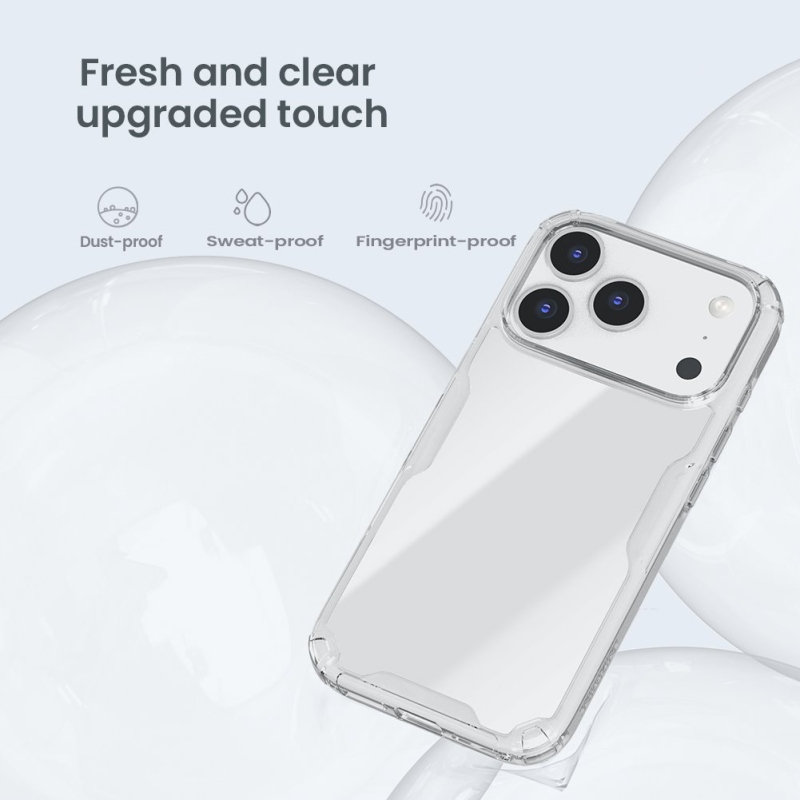 Nillkin Nature TPU PRO Kryt pro Apple iPhone 17 Pro Transparent