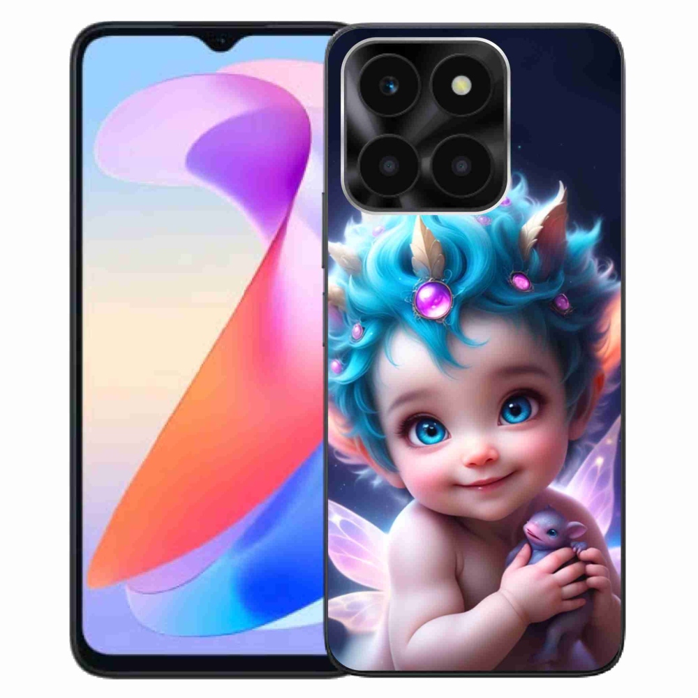Gelový kryt mmCase na Honor X6a - dítě s motýlími křídly