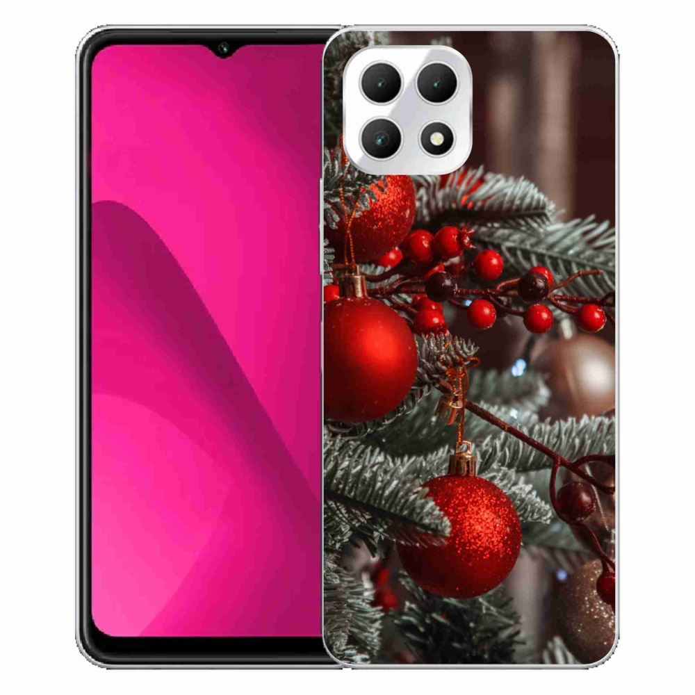 Gelový kryt mmCase na T-Mobile T Phone 2 - vánoční ozdoby 2