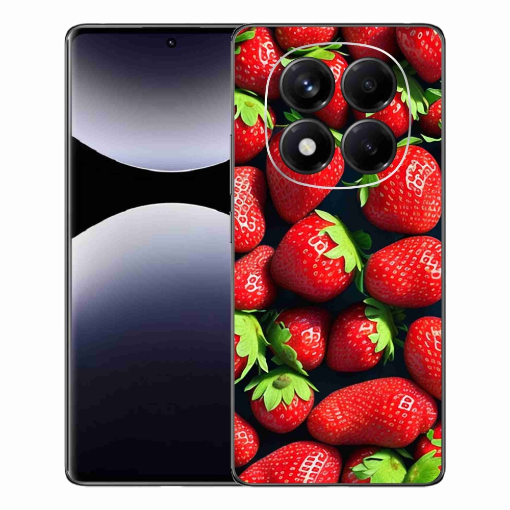 Gelový kryt mmCase na Xiaomi Redmi Note 14 Pro - jahody