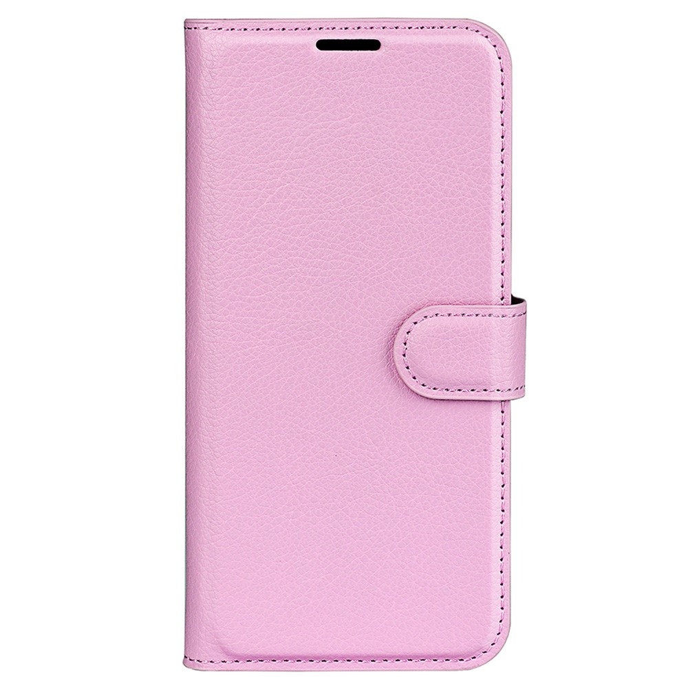 Litchi knížkové pouzdro na Vivo X90 Pro - růžové