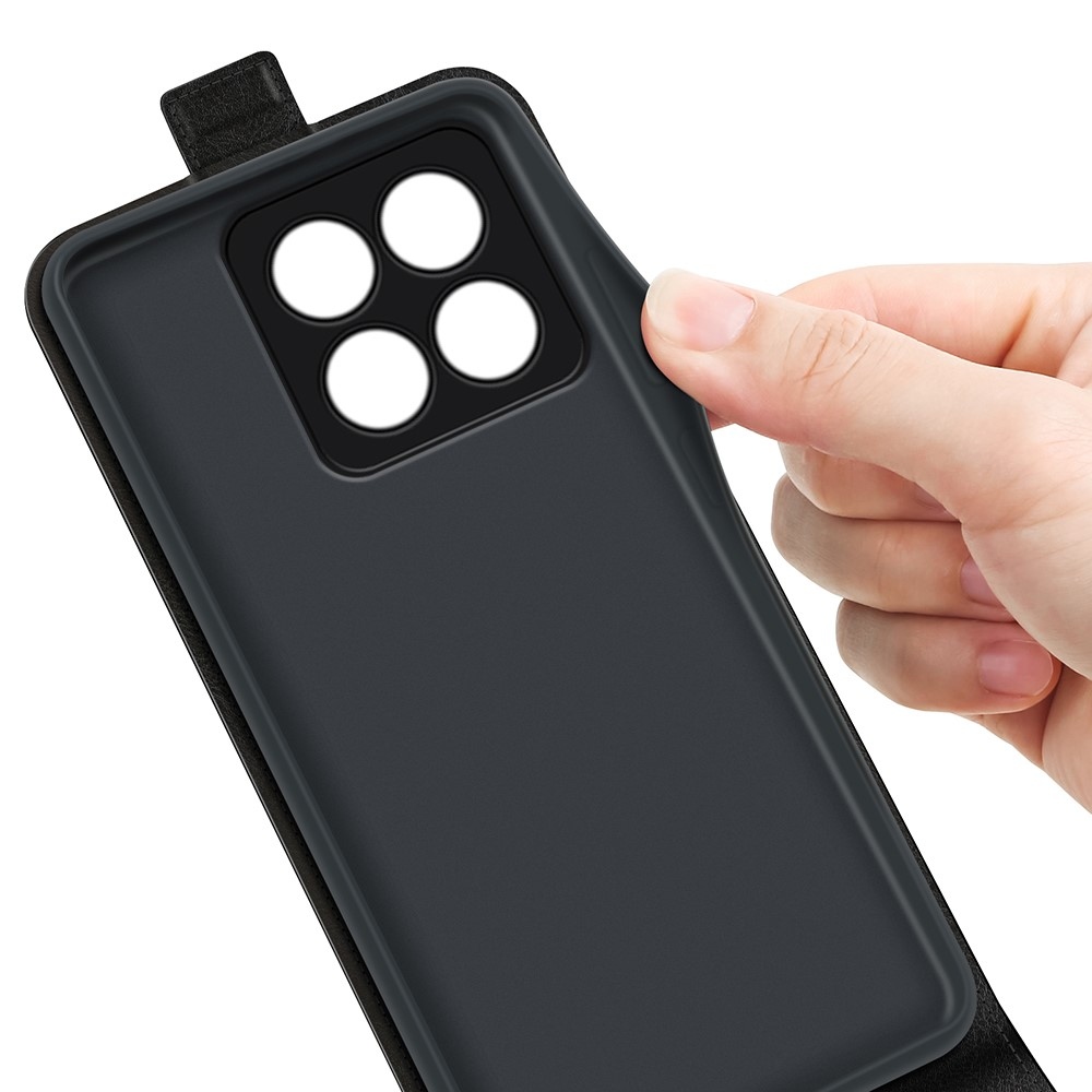 Vertical knížkové pouzdro na Xiaomi 14 Pro - černé