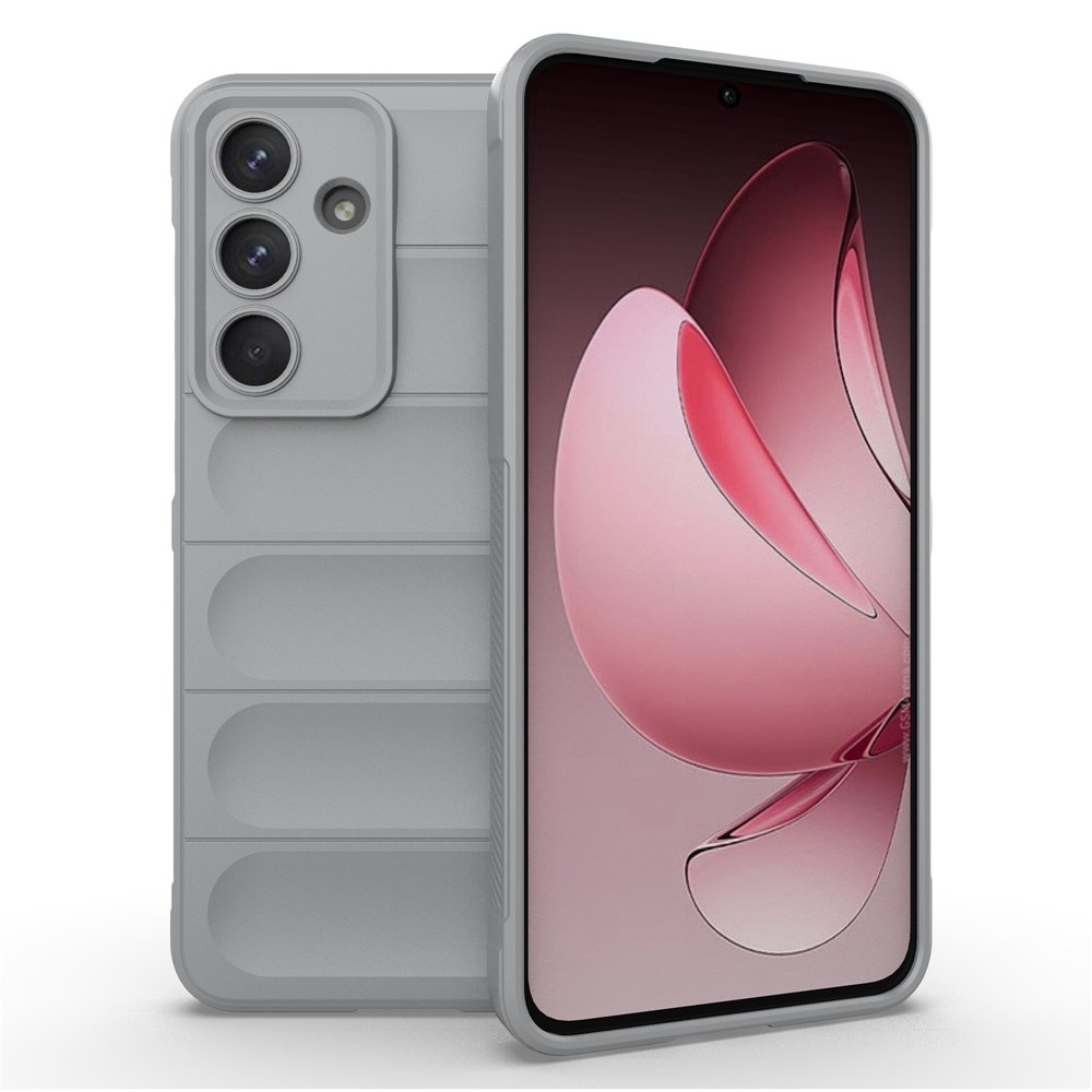 Rugg odolný gelový obal na Samsung Galaxy S25 FE - světlešedý