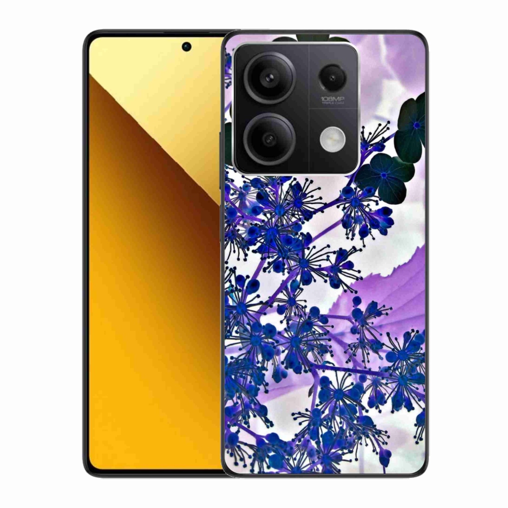 Gelový kryt mmCase na Xiaomi Redmi Note 13 5G - květ hortenzie