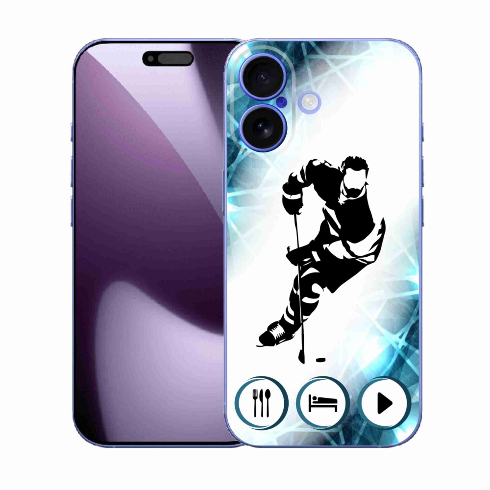 Gelový kryt mmCase na iPhone 17 - hokej 1