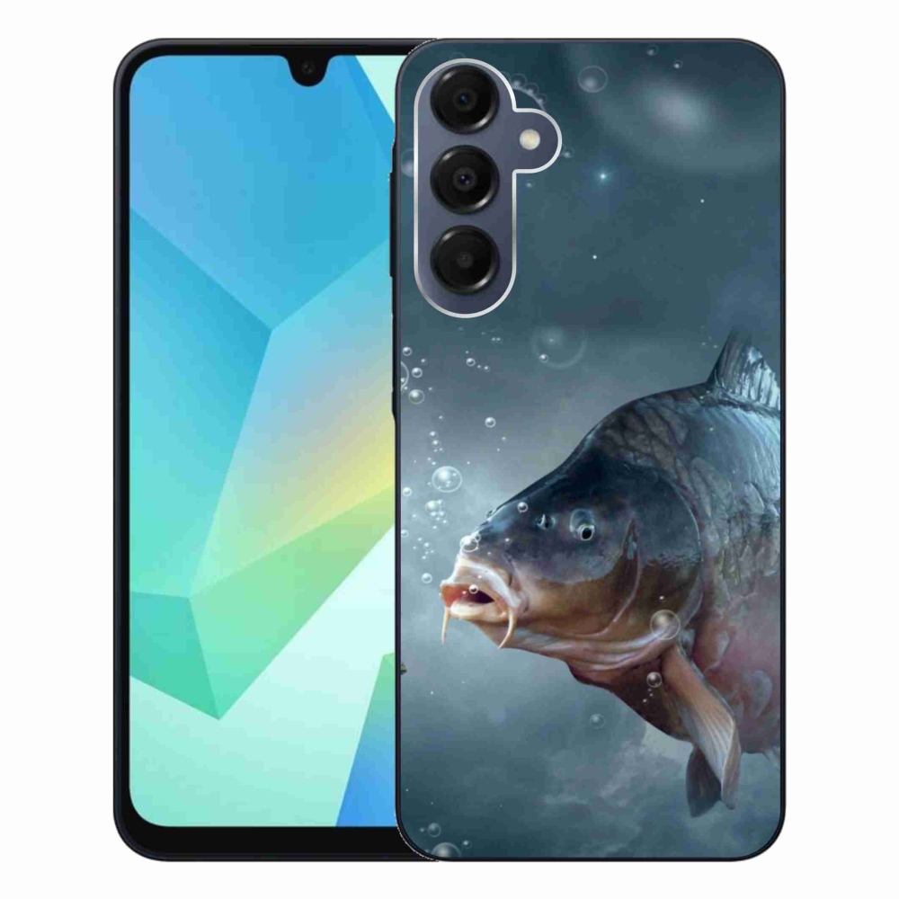 Gelový kryt mmCase na Samsung Galaxy A16 4G/5G - kapr a bublinky