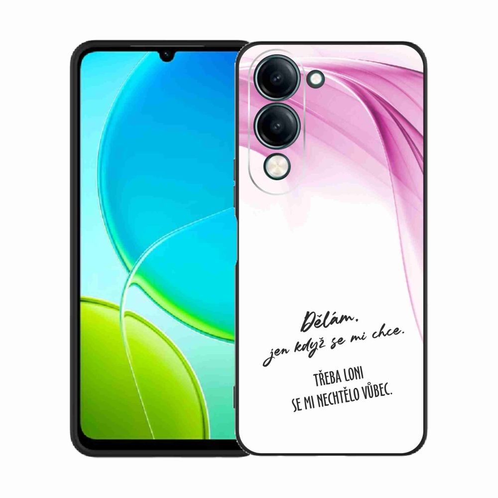 Gelový kryt mmCase na Vivo Y29s 5G - vtipný text 12 bílé pozadí