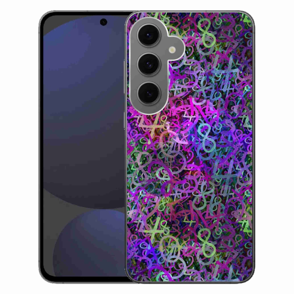 Gelový kryt mmCase na Samsung Galaxy S24 FE - abstraktní motiv 25