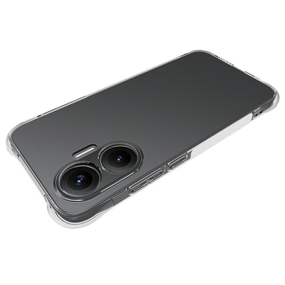 Průhledný gelový obal s vyztuženými rohy na Xiaomi Poco F7 5G
