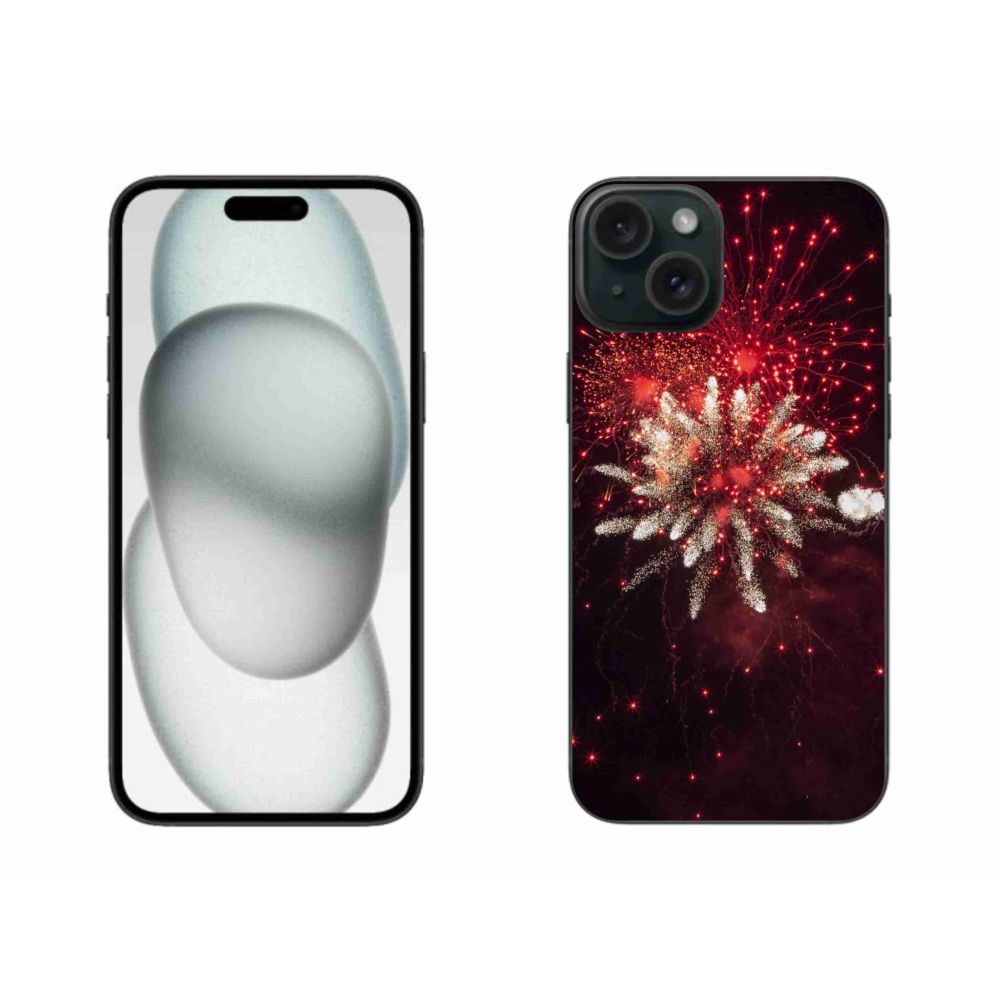 Gelový kryt mmCase na iPhone 15 Plus - ohňostroj