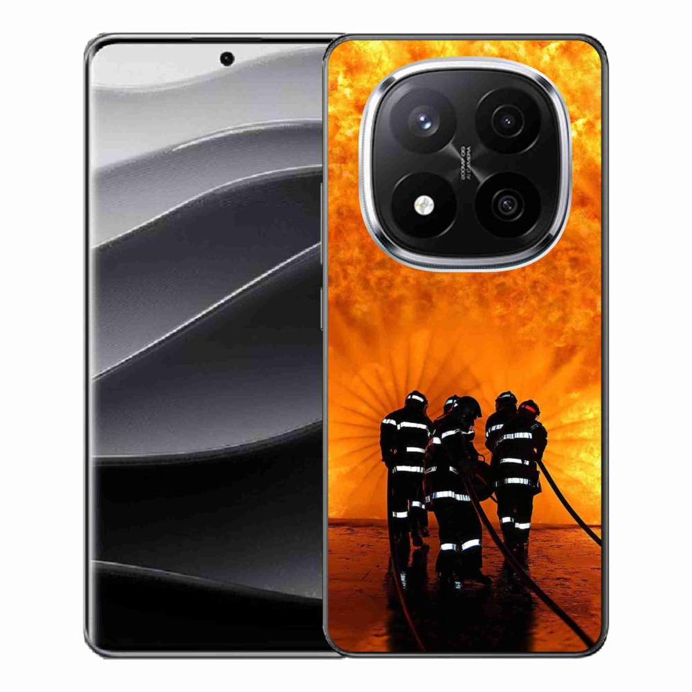 Gelový kryt mmCase na Xiaomi Redmi Note 14 Pro+ 5G - požár