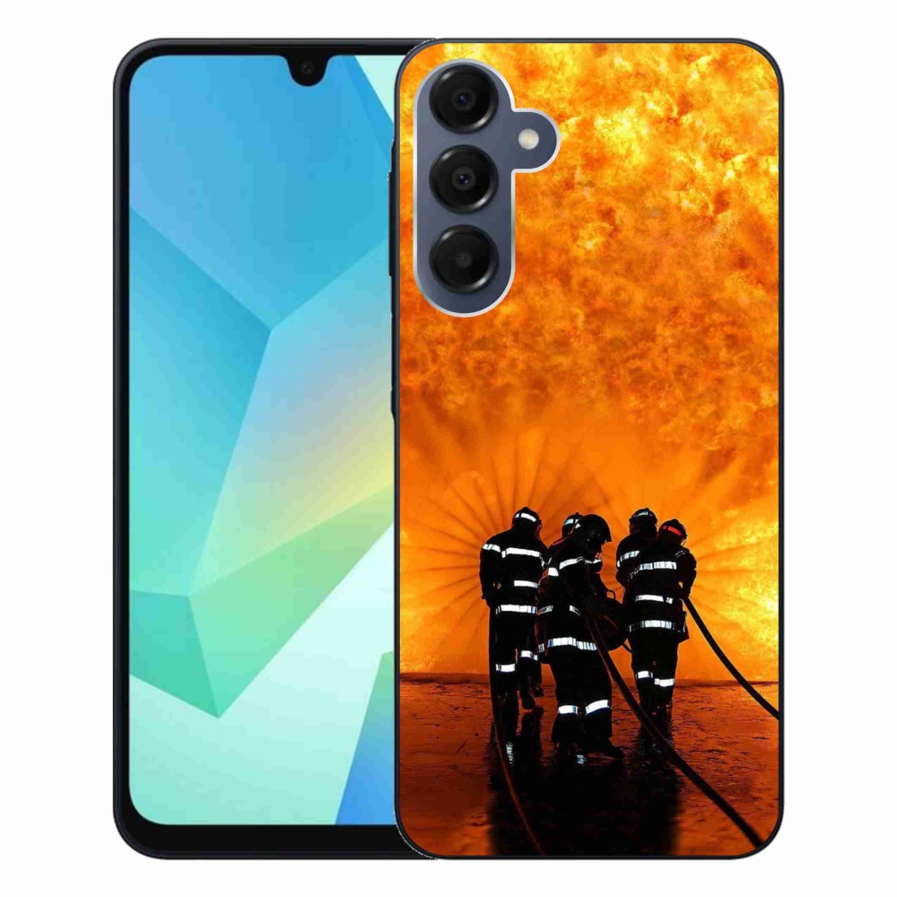 Gelový kryt mmCase na Samsung Galaxy A16 4G/5G - požár