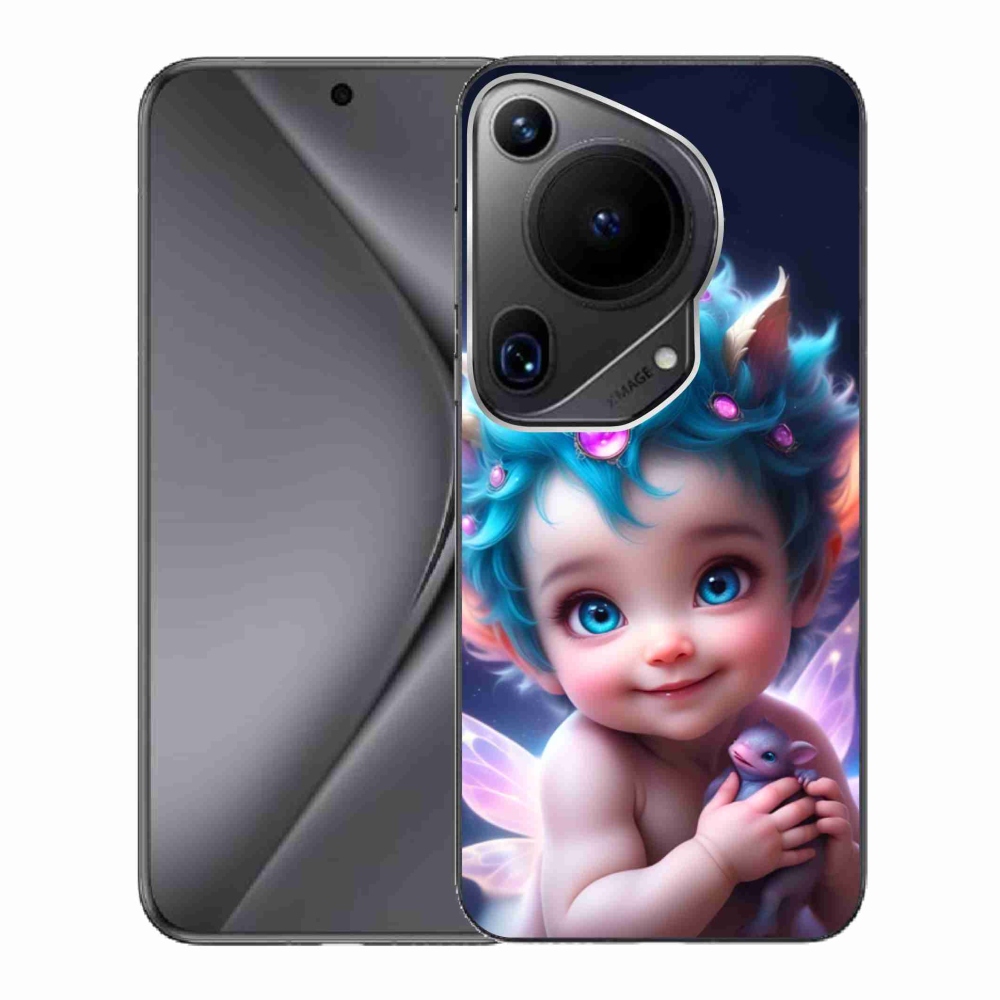 Gelový kryt mmCase na Huawei Pura 70 Ultra - dítě s motýlími křídly