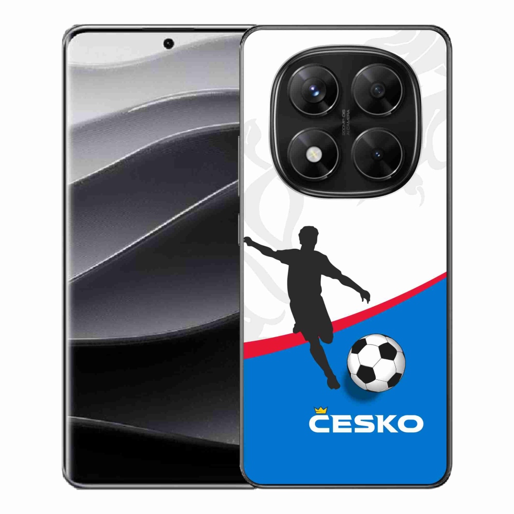 Gelový kryt mmCase na Xiaomi Redmi Note 14 Pro 5G/Poco X7 5G - fotbal Česko 1