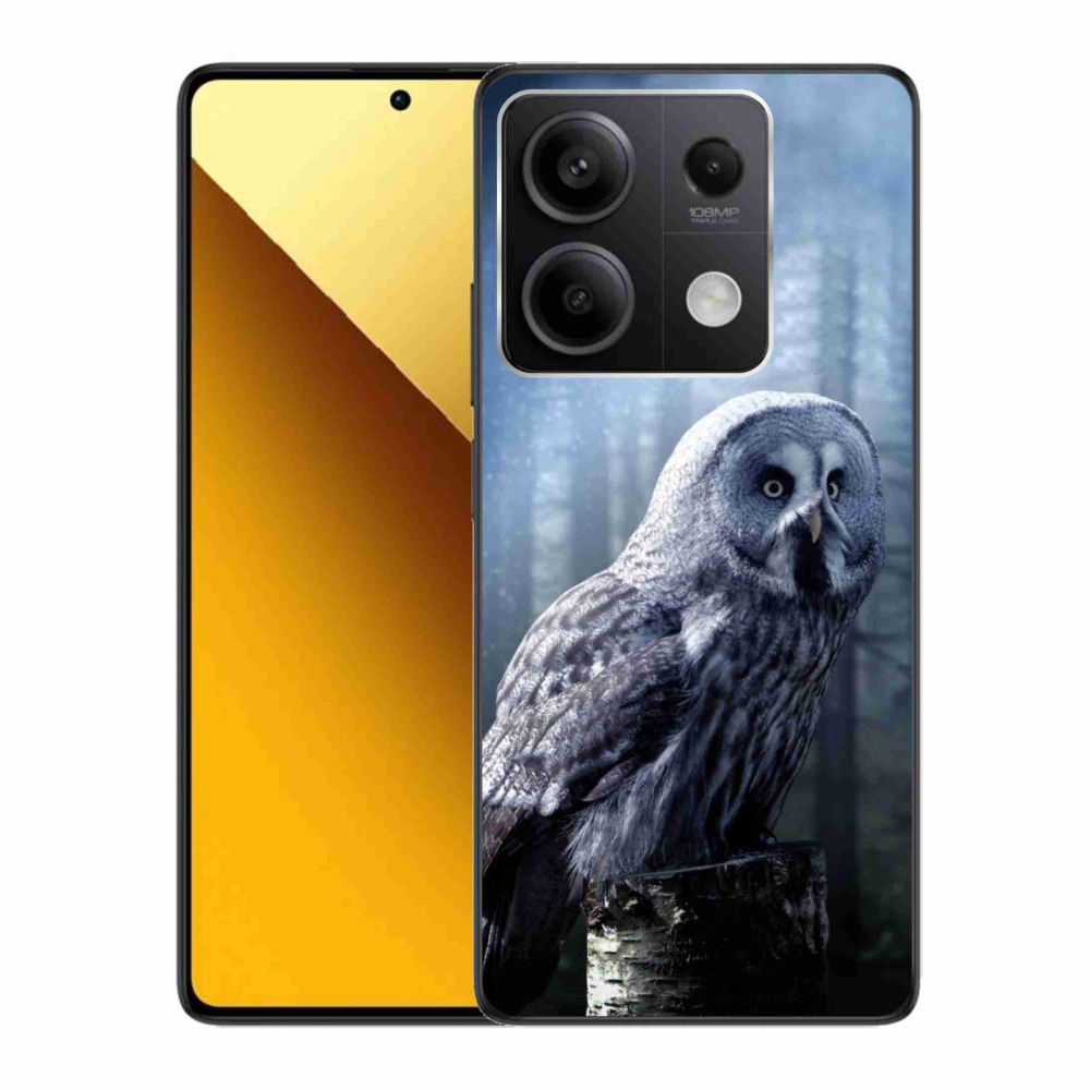 Gelový kryt mmCase na Xiaomi Redmi Note 13 5G - sova