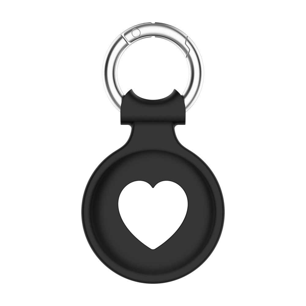 Love silikonový obal pro Apple AirTag - černý