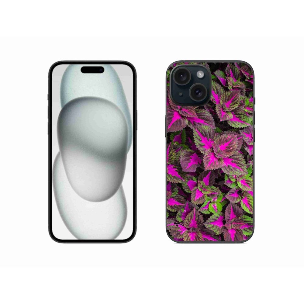 Gelový kryt mmCase na iPhone 15 - květiny 10