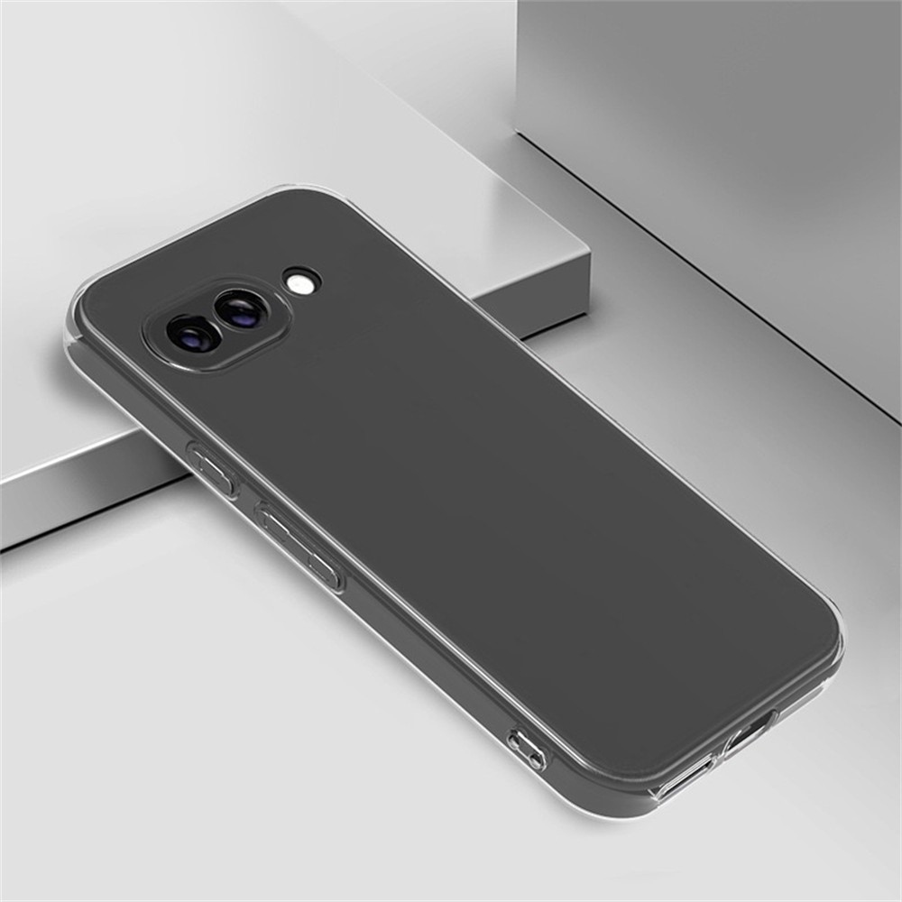 Průhledný gelový obal na Google Pixel 9a - průhledný