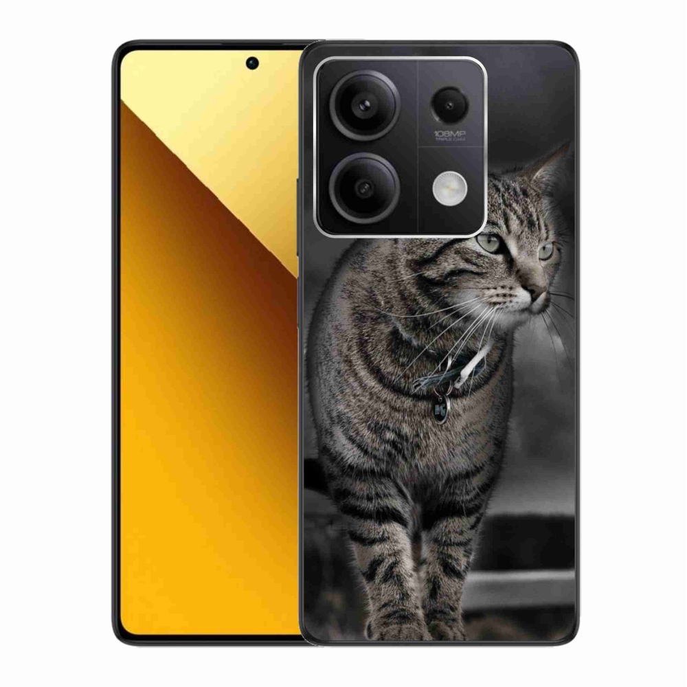 Gelový kryt mmCase na Xiaomi Redmi Note 13 5G - kočka