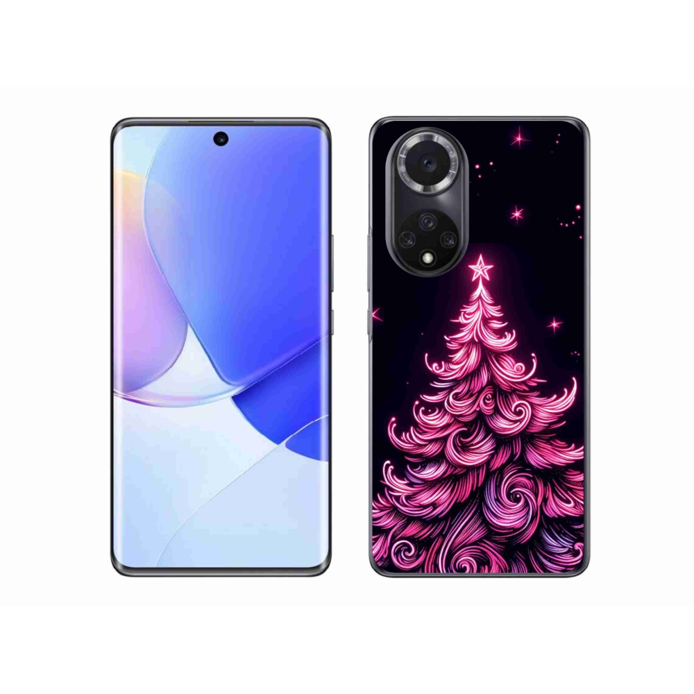Gelový kryt mmCase na Honor 50 - neonový vánoční stromek 2