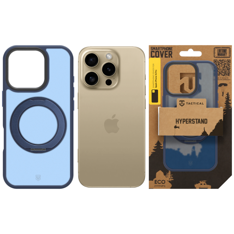 Tactical MagForce Hyperstand Kryt pro Apple iPhone 16 Pro Deep Blue