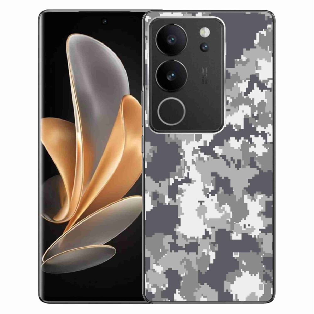 Gelový kryt mmCase na Vivo V29 5G - maskáčový vzor 2