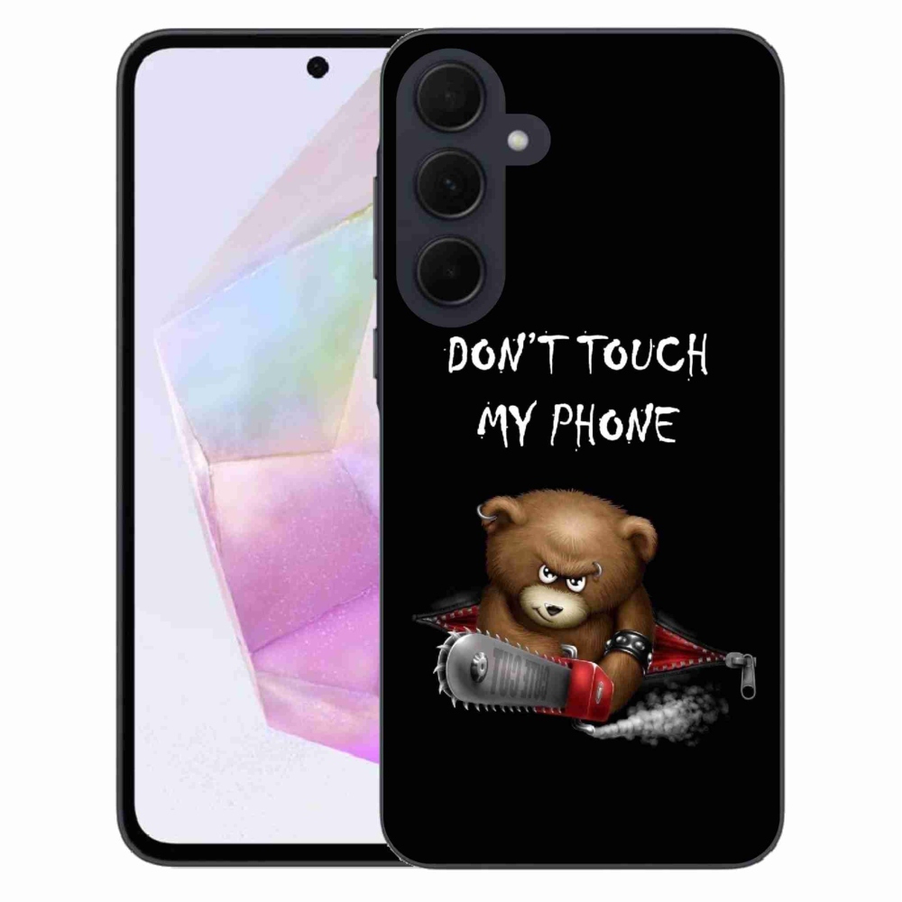 Gelový kryt mmCase na Samsung Galaxy A35 5G - nesahej na telefon